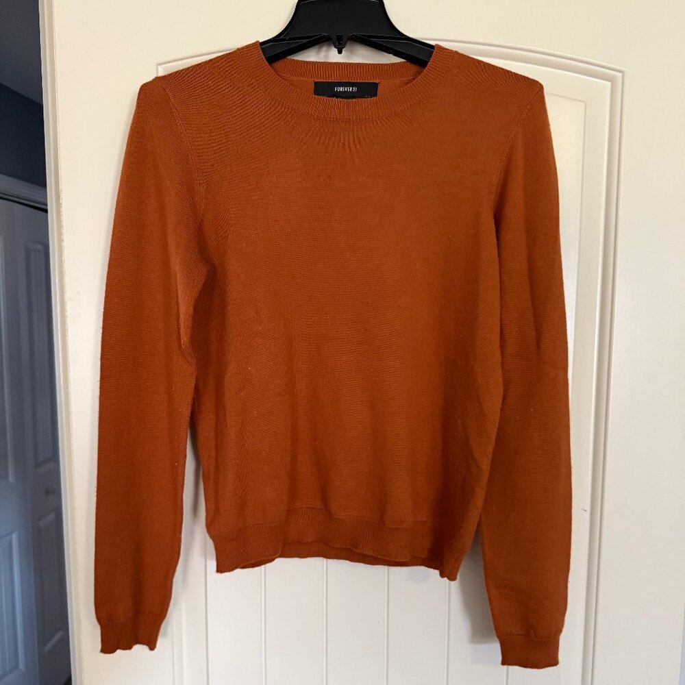 Orange Sweater